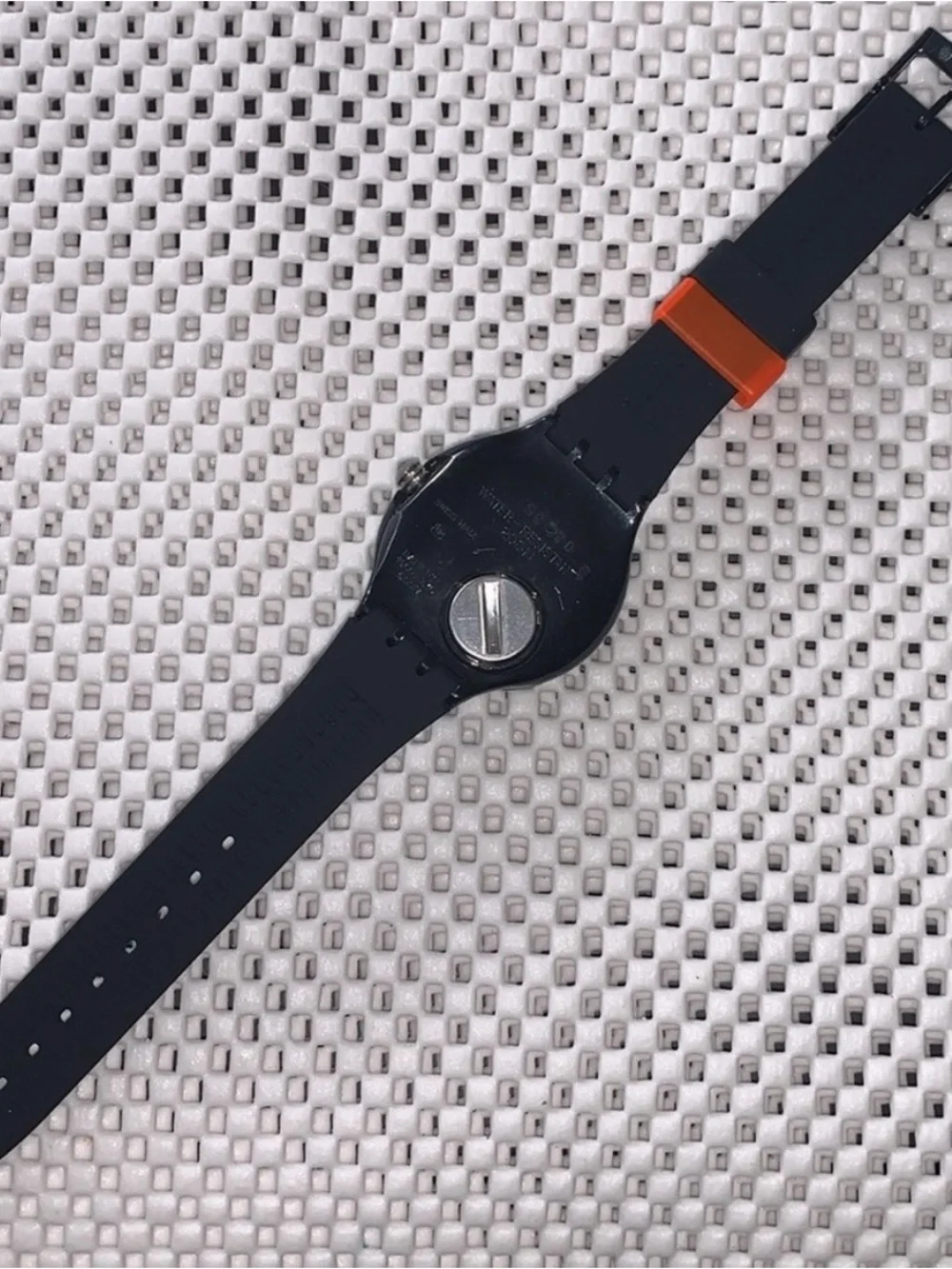 Fun Green and Black Swatch Watch, scuba watch, waterproof